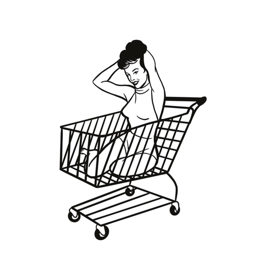 SHOPPING CART LADY