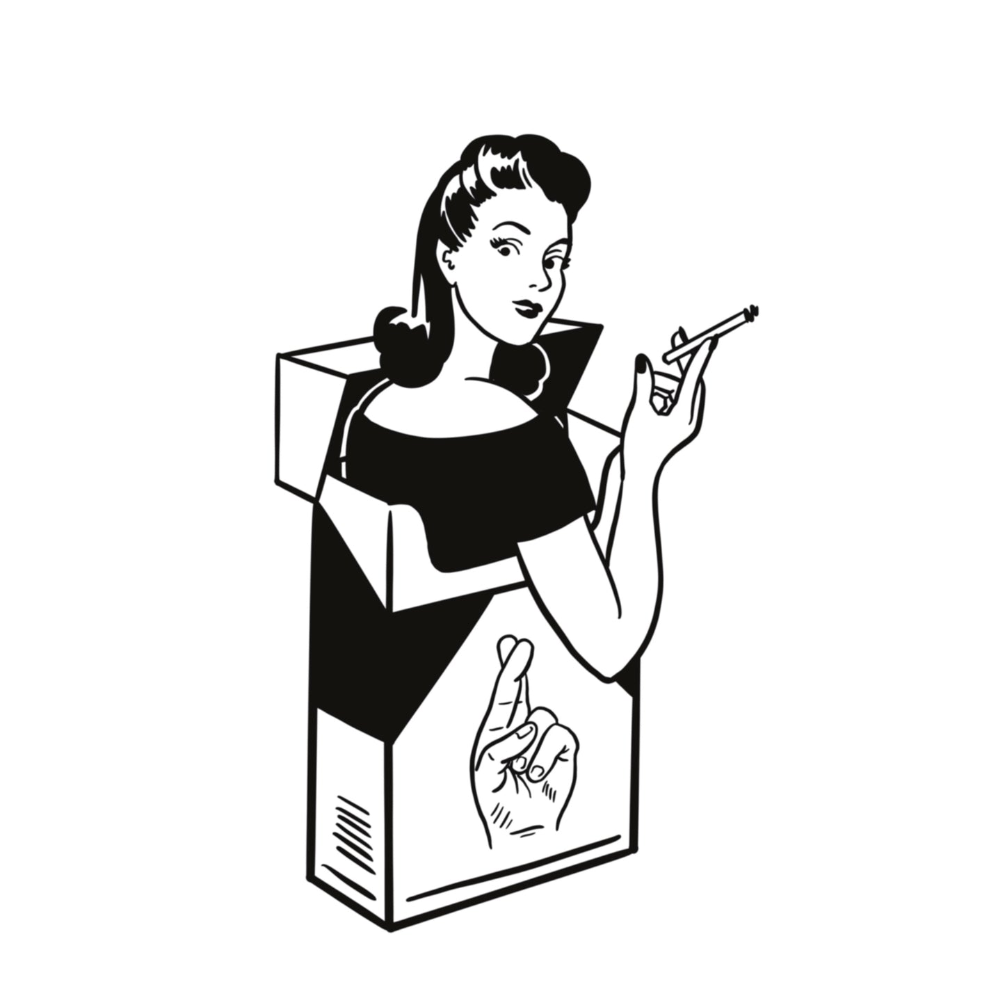 SMOKING LADY