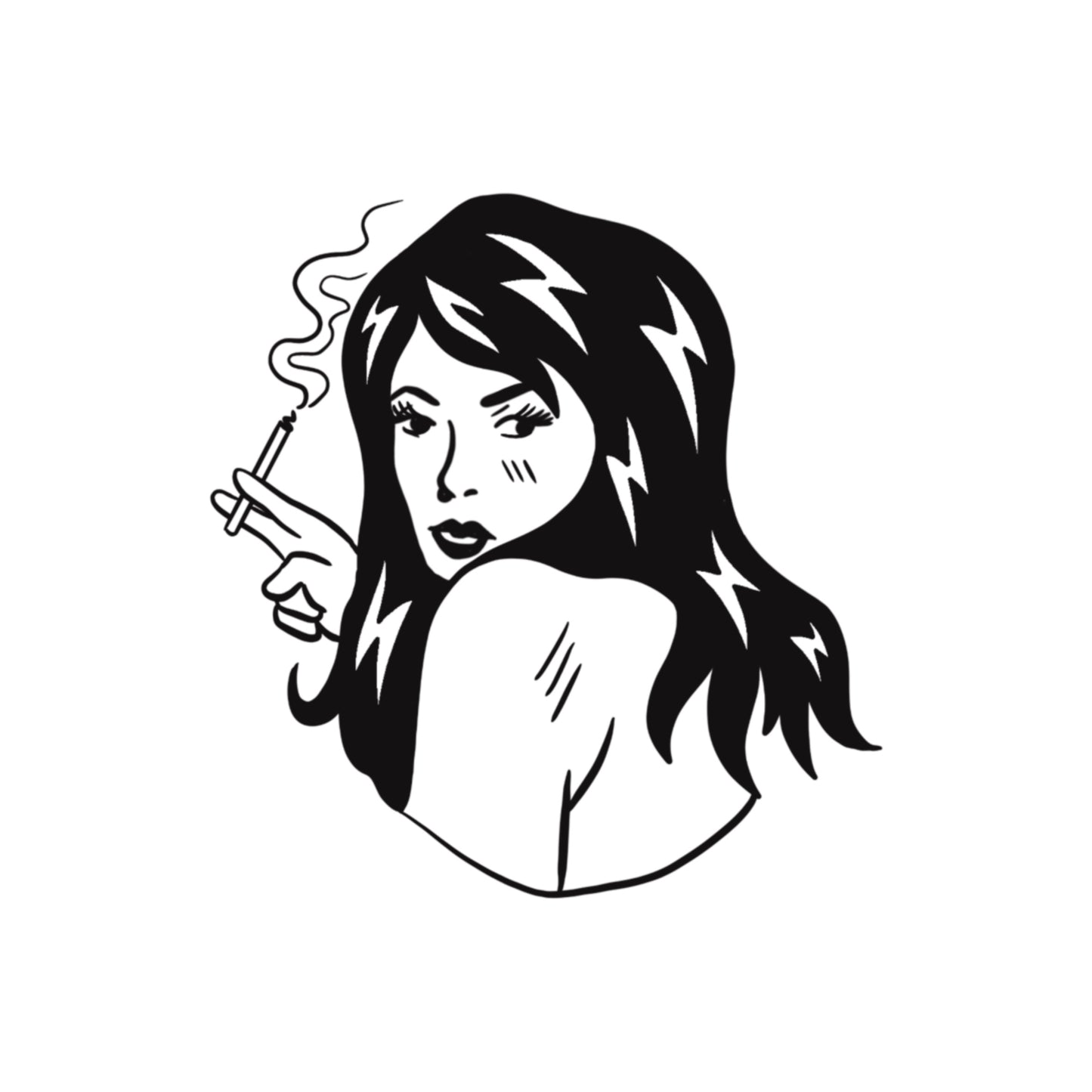 SMOKING GIRL