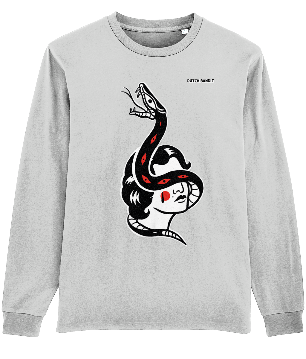 UNISEX LONG SLEEVE, LADY & THE SNAKE