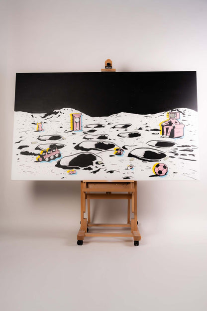 WE LOOK TO SEE NOTHING 120X200CM