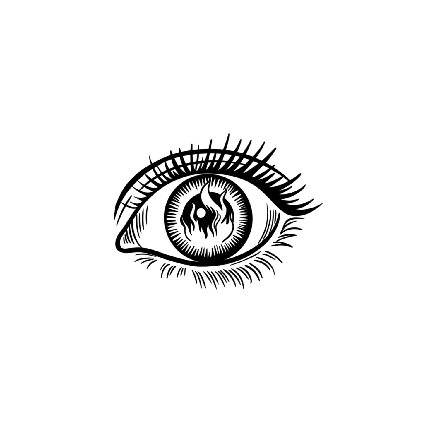 Eye on fire