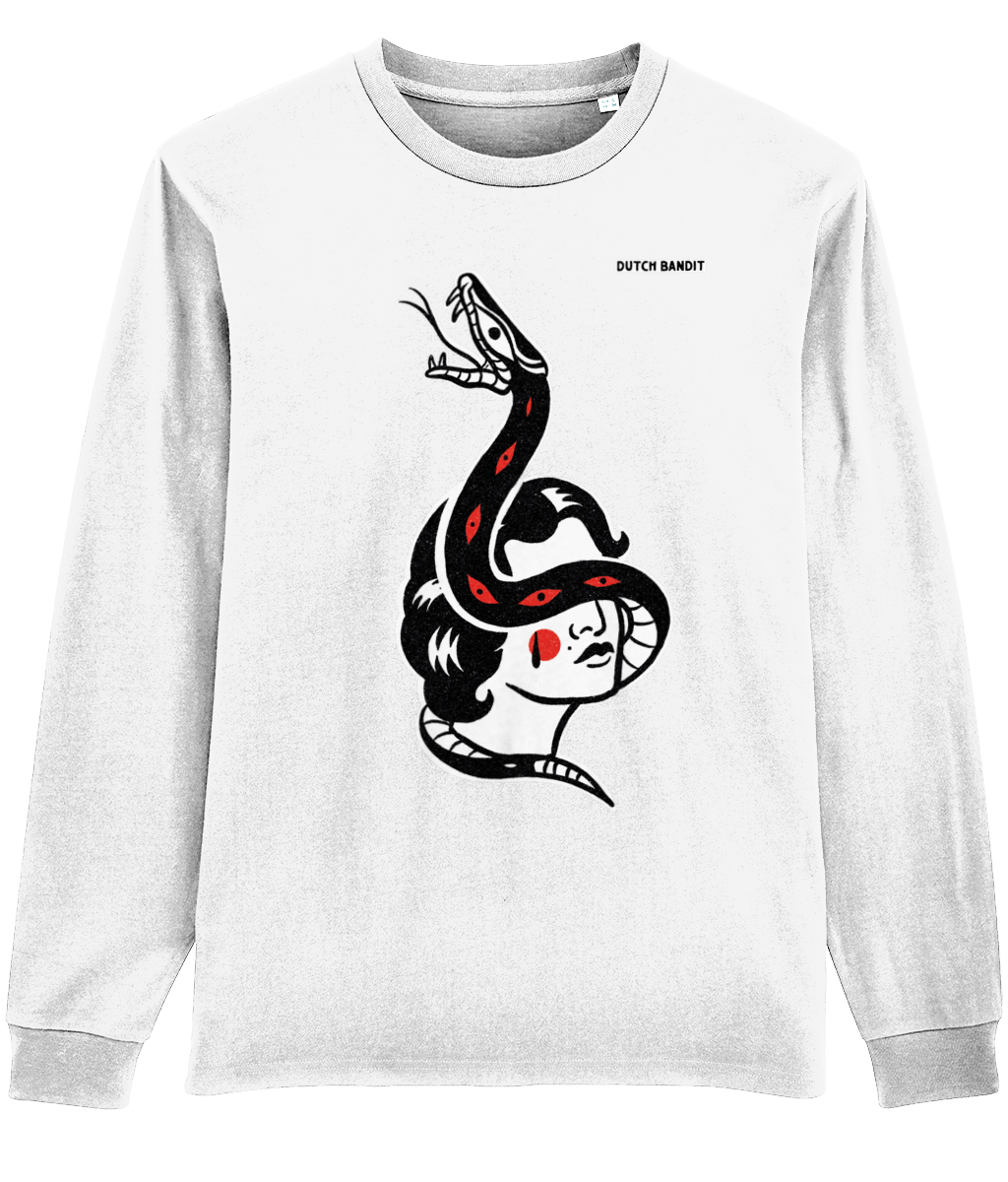 UNISEX LONG SLEEVE, LADY & THE SNAKE